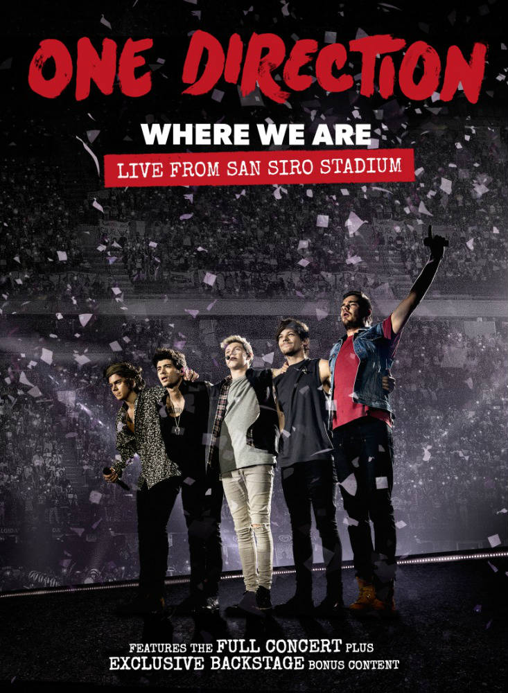 One Direction Where We Are dvd