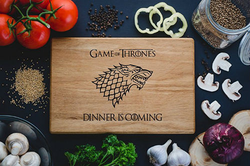 dinner coming chopping board