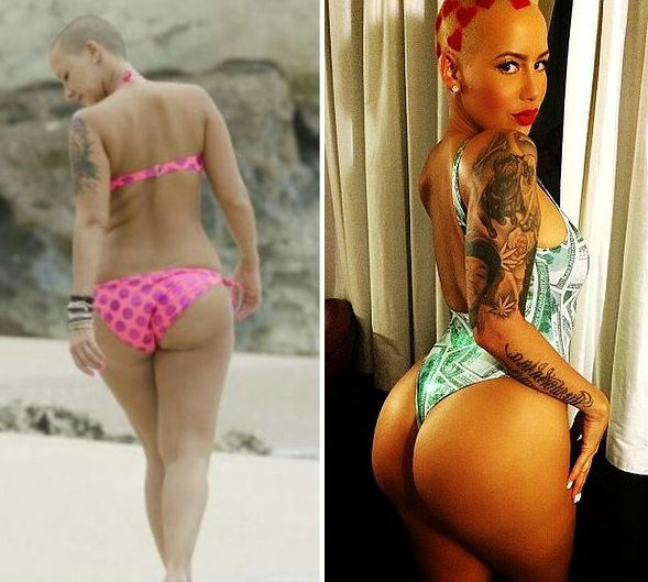 Check Out Amber Rose Before Fame - She Looked Totally Different!