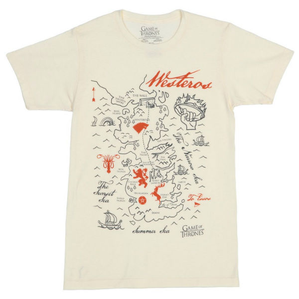 Westeros Map T-Shirt