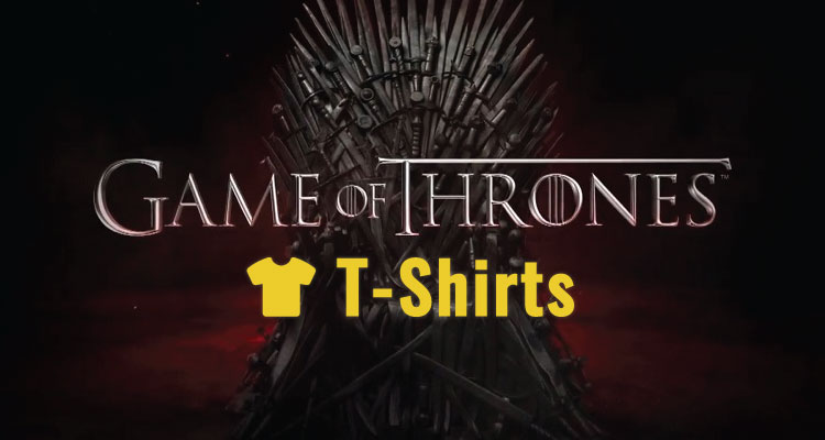 game of thrones t-shirts