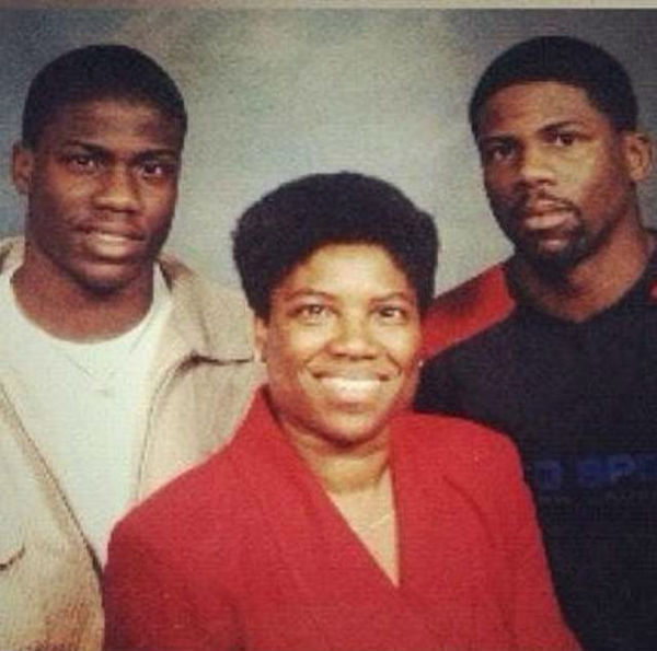 kevin hart mom brother