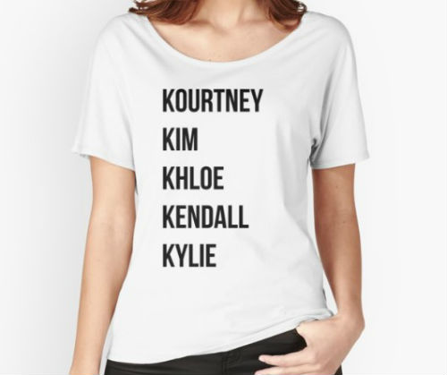 kardashian t-shirt