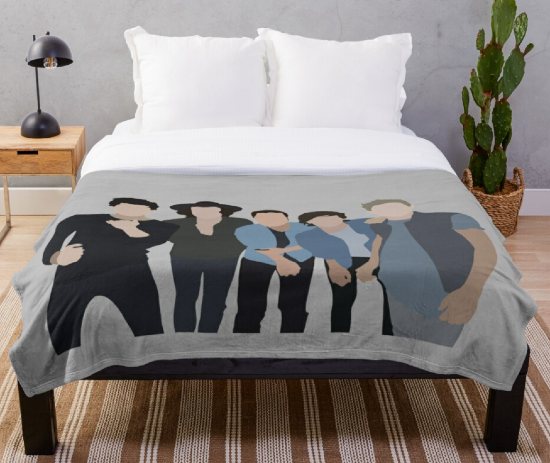 one direction throw blanket