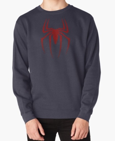 spiderman logo sweater