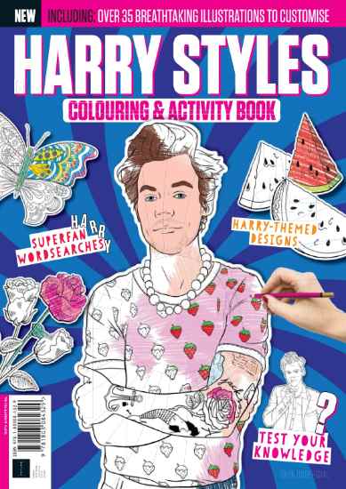 harry styles coloring activity book