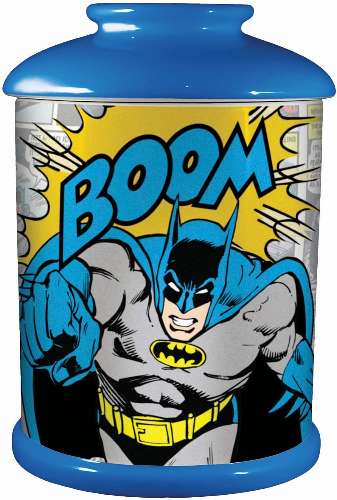 batman comic cookie jar